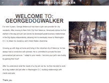 Tablet Screenshot of georgedogwalker.com